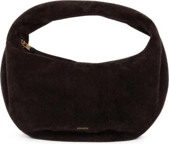 Khaite Suede Shoulder Bag