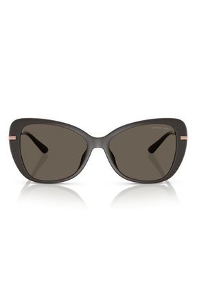 Michael Kors 56mm Butterfly Sunglasses in Grey at Nordstrom