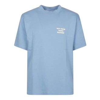 Dr&ocirc;le de Monsieur T-Shirts, male, Blue, Size: L Le T-Shirt Slogan