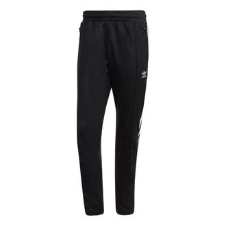 adidas originals Solid Color Stripe Logo Straight Casual Sports Pants/Trousers/Joggers Unisex Black H09115