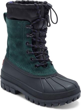 Hunter Skylar Waterproof Boot in Dark Green at Nordstrom, Size 5