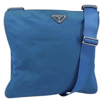 Prada Borsa a tracolla in nylon Pre-owned - - Pre-owned - Donna - Blu - ONE SIZE