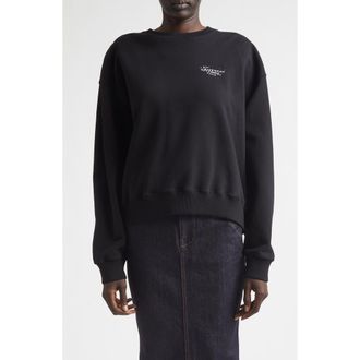 Givenchy Stamp Logo Graphic Sweatshirt in Black at Nordstrom, Size Large