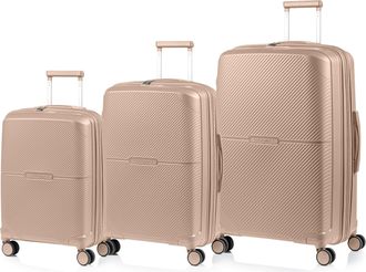 Champs Luggage Aura / 3-Piece Luggage Set / Black