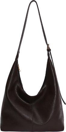 Generic PU Leather Shoulder Bag Large Underarm Bag Fashion Tote Bags for Women (Coffee)