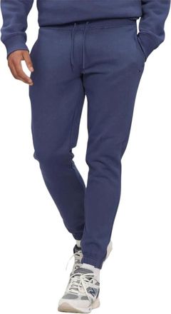 Tommy Jeans Heren Broeken Tjm Slim S Flag Sweatpant Ext - Heren - Sweatpants - Blauw - L - Broeken