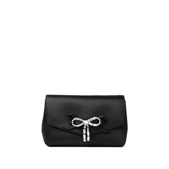 Jimmy Choo London Shoulder Bags, female, Black, ONE SIZE, Soft Bow Mini