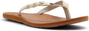 Roxy Liza IV Flip Flop in Ivory at Nordstrom Rack, Size 12