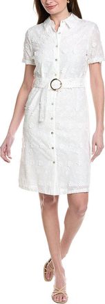 Nanette Lepore Short Sleeve Maxi Shirtdress