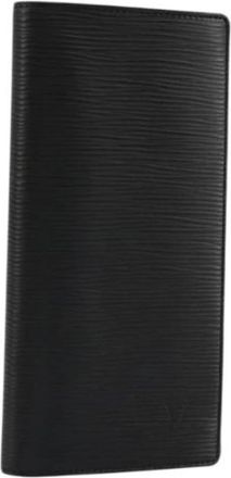 Louis Vuitton Pre-owned Wallets, female, Black, Size: ONE SIZE Pre-owned Long Wallet