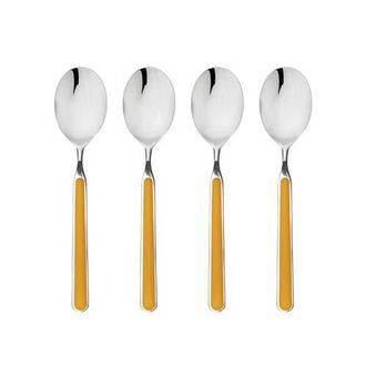 Mepra Fantasia Coffee Spoon Set - 4 Pieces in Mustard at Nordstrom