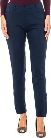 La Martina Moderne Ottoman Leggings voor Vrouwen - Dames - Slim Fit Broeken - Blauw - W28 - Broeken