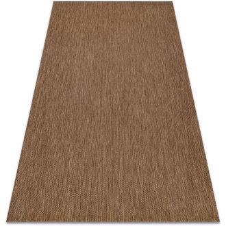 RugsX Rugsx - Alfombra De Cuerda Sisal Flat 48663/870 Liso Marr&oacute;n Brown 200x290 Cm