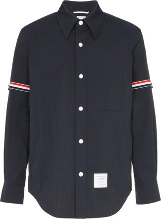 Thom Browne RWB Armband Piqu&eacute; Shirt Jacket