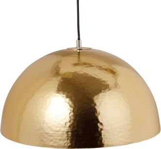 Maisons du monde L&aacute;mpara de techo de metal martillado dorado