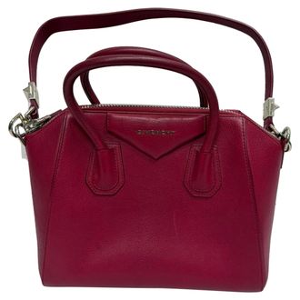 Givenchy Givenchy Kleine Antigona Handtas in Bourgondisch Geitenleer