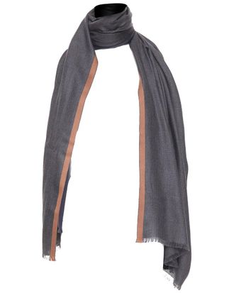 Loro Piana Balat Stola Cashmere Silk Fringe Scarf, Never Worn (Authentic Pre- Loved)