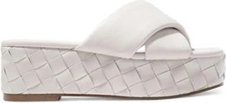 Steve Madden Wedges - Dames - Sleehakken - Wit - 38 1/2 EU - Schoenen