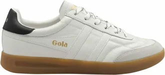 Gola Mens Stadia Leather Sneakers In White/black/gum