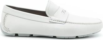 Ferragamo Ferragamo Penny-Slot Leather Driving Loafers