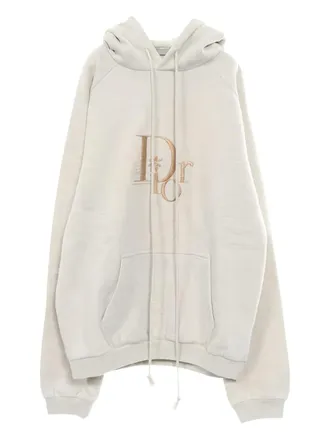 Dior x Christian Dior x ERL pullover hoodie met geborduurd logo - Grijs