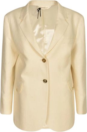 Blaz&eacute; Milano Blazerjas - Dames - Blazers - Beige - XS - Jassen