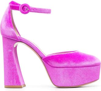 Gianvito Rossi Chenille Pumps