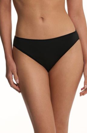 Natori Bliss Bare Cotton Bikini in Black at Nordstrom, Size Xx-Large