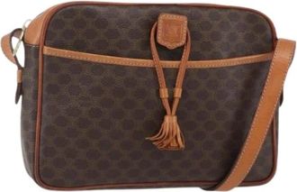 Celine Pre-owned Cross Body Bags, female, Brown, Size: ONE SIZE Pre-owned Plastic Cross Body Bag