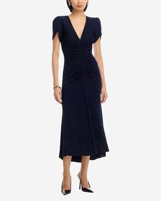 Cinq &agrave; Sept Aviva Midi Dress In Navy