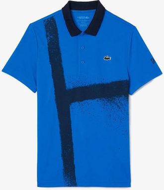 Lacoste Mens Novak Djokovic Polo Shirt - Blue - Size: 34