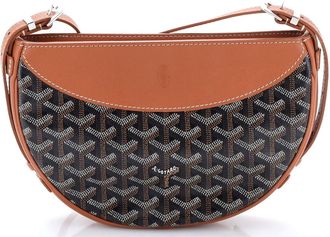 Goyard Hirondelle Shoulder Bag Coated Canvas and Leather