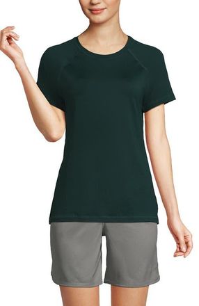 Lands End School Uniform Short Sleeve Active Tee in Evergreen at Nordstrom, Size X-Large