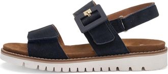 Ara Kent Open-Toe Sandalen - Dames - Sandalen - Blauw - 39 EU - Leer - Schoenen