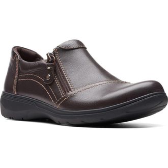 Clarks Carleigh Ray Shoe in Dark Brown Leather at Nordstrom Rack, Size 6.5