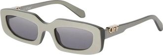 Off-white Renton Zonnebril Grijs Donkere Lenzen - unisex - Zonnebrillen - Grijs - 52 MM - Accessoires