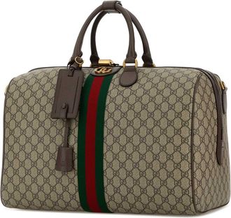 Gucci Mens With Travel Bag Beige Fabric