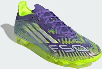 adidas adidas Performance Unisex F50 Pro Multi-Ground Boots - Purple - Size UK 12.5