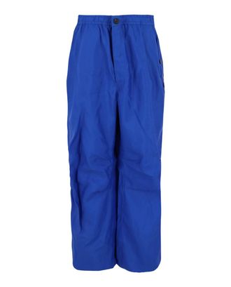 Ferragamo Mens Athletic Silk Track Pants In Blue