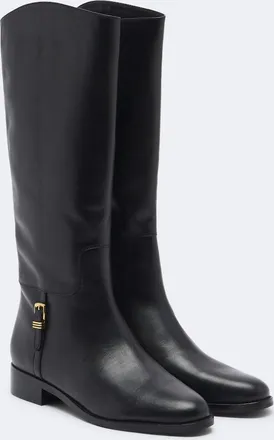 Veronica Beard Arabelle leather knee-high boots