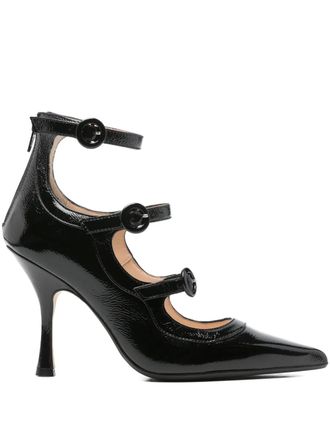 Anna F. Pumps con fibbia - Nero