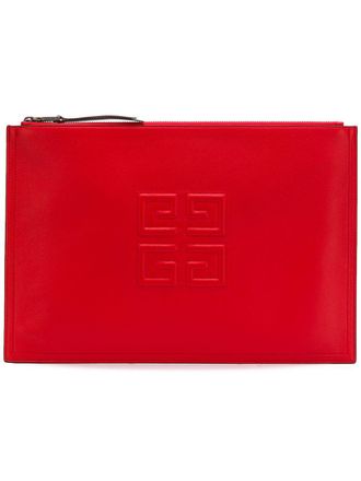 Givenchy 4G logo clutch bag - Rood