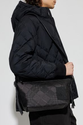 Burberry Shoulder Bag With Logo, Mens, Black