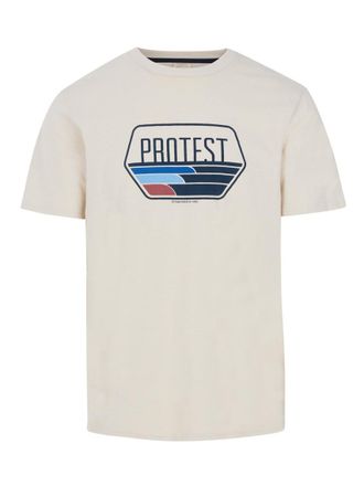Protest T-Shirt PROTEST T-Shirt PRTSTAN, Herren, Gr. XXL, weiss (kitsanftes wei&szlig;), Obermaterial: 100% Baumwolle CO., Shirts T-Shirt