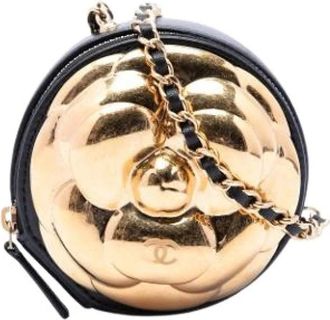 Chanel Pre-owned Vintage Crossbody Bag - Dames - Vintage Schoudertas - Zwart - ONE Size - Vintage