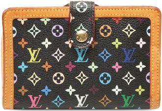 Louis Vuitton Black Multi-Color Pvc Leather Wallet (Bi-Fold) (Pre-Owned)