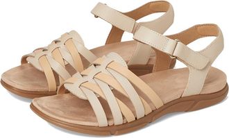 Easy Spirit Marlene Womens Sandals Cream/Light Natural Leather : 6.5 W (D)