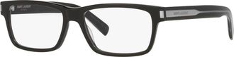 Saint Laurent 56mm Rectangle optical glasses in Black at Nordstrom