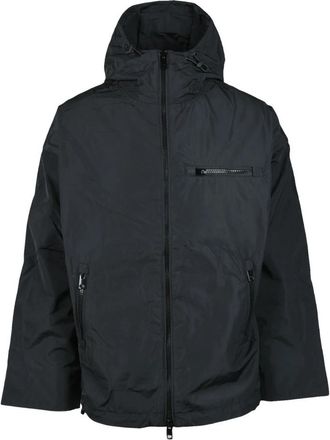 Diesel Nylon Jas met Ritszakken - Heren - Zomerjassen - Zwart - 2XL - Nylon - Jassen
