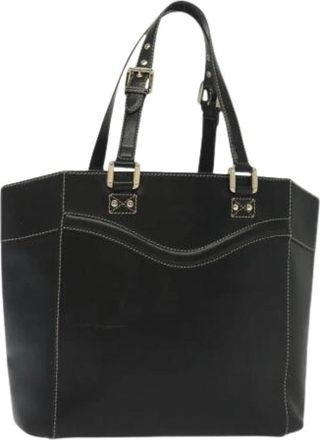 Gucci Pre-owned Tote Bag - Dames - Vintage Shopper - Zwart - ONE Size - Leer - Vintage
